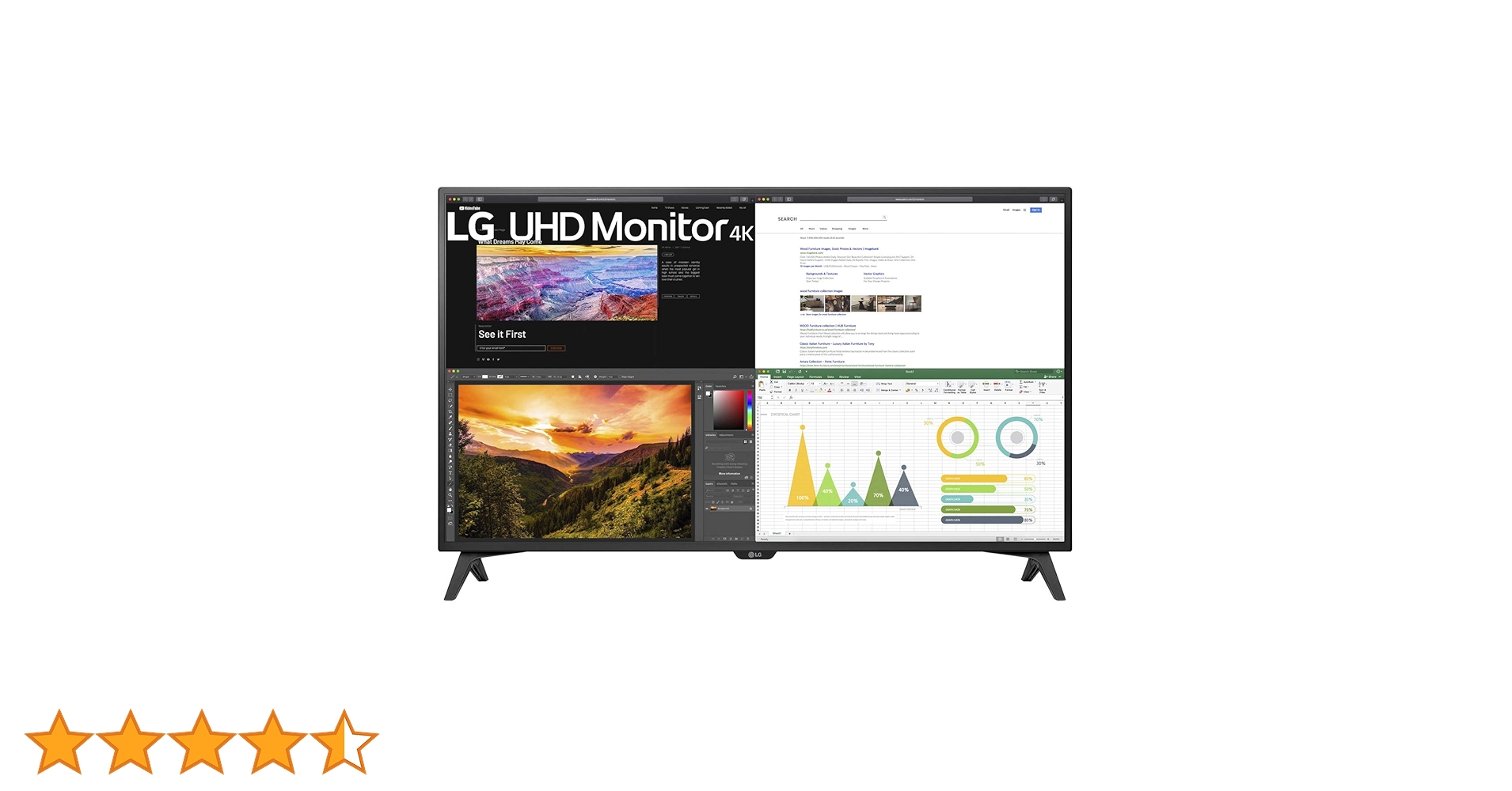 Amazon.co.jp: LG 43UN700T-B 43インチ 4K UHD 3840x2160 IPS